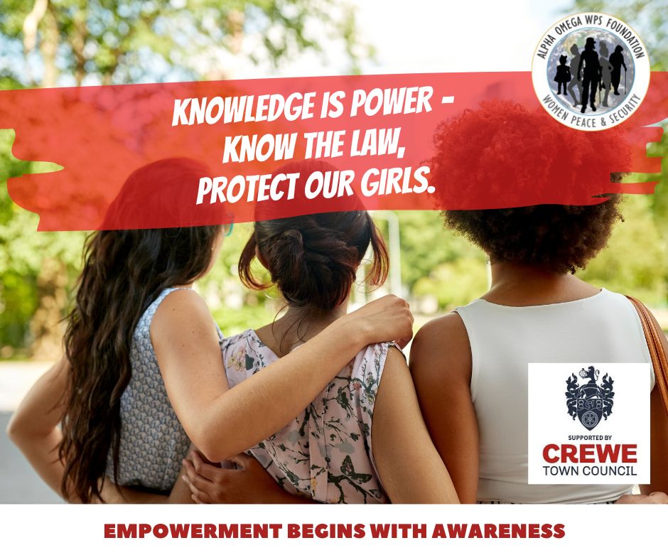 🚨 Forced marriage is illegal in the UK &amp; carries a jail term.
📍 Crewe: We offer FREE 'Empower Her' training on FGM, forced marriages, &amp; diversity.

Thanks to Crewe Town Council for their support!

Contact: Admin@alphaomegawpsfoundation.com 📧