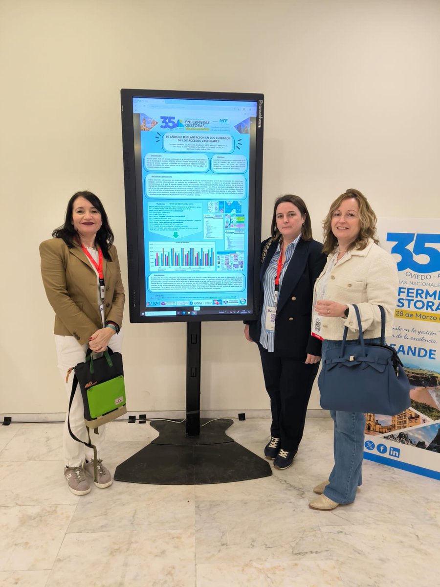 Consulta de insuficiencia cardíaca de enfermería y la experiencia tras 10 años de implantación de las guías basadas en evidencia BPSO. La aportación del #HVN a las jornadas #35ande. El mérito es de todas las enfermeras que tiran por estos proyectos. Hacen muy fácil el camino.