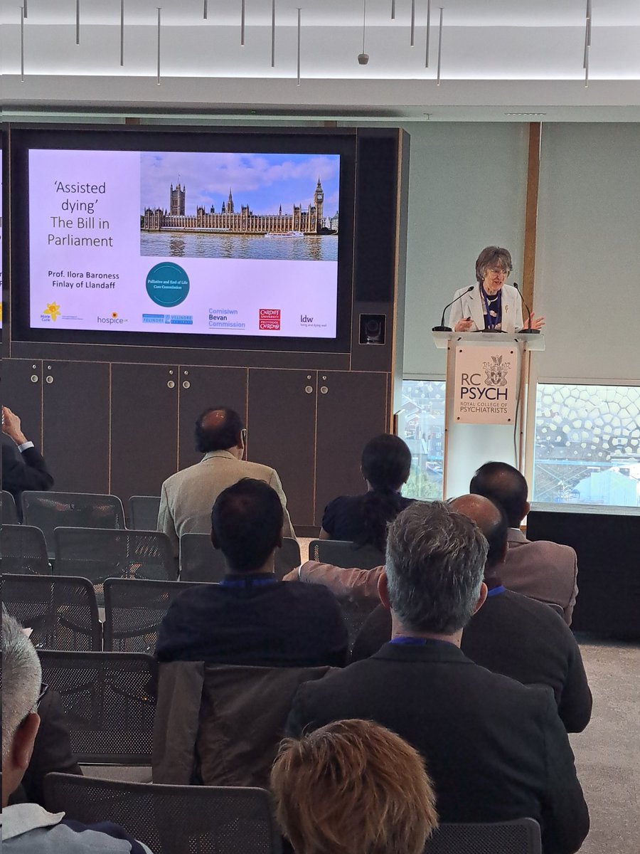 Our next speaker at the Old Age Conference is Baroness Ilora Finlay.
<a href="/rcpsychOldAge/">Old Age Psychiatry 🌈</a> #OAPsych2025