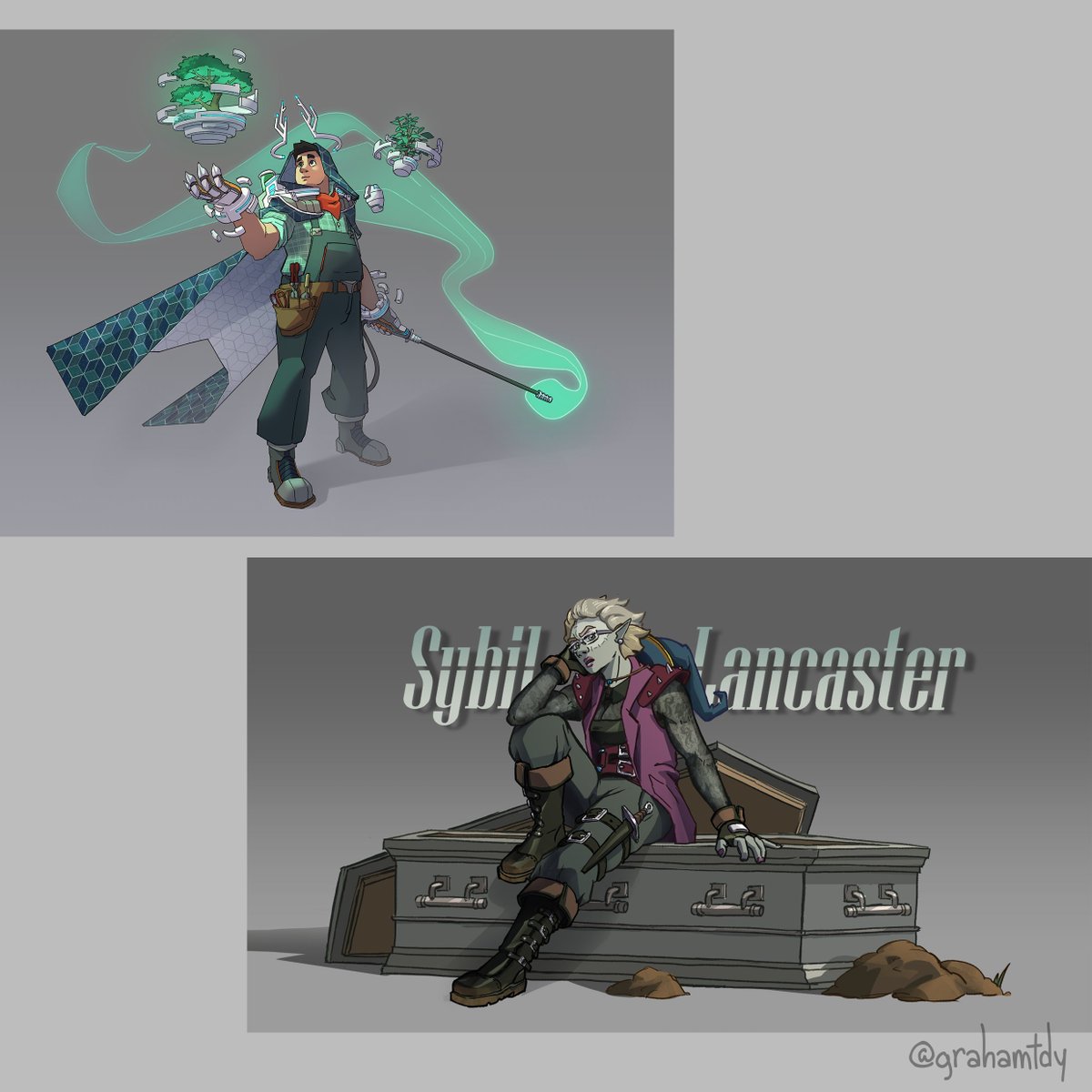 grahamtdy_'s tweet image. Now opening commissions for them nerds oput there. If ya&apos;ll want some portraits, illustrations and ref sheets, you can DM me here :D #commissions #dndart #refsheets #reefsheetcomission