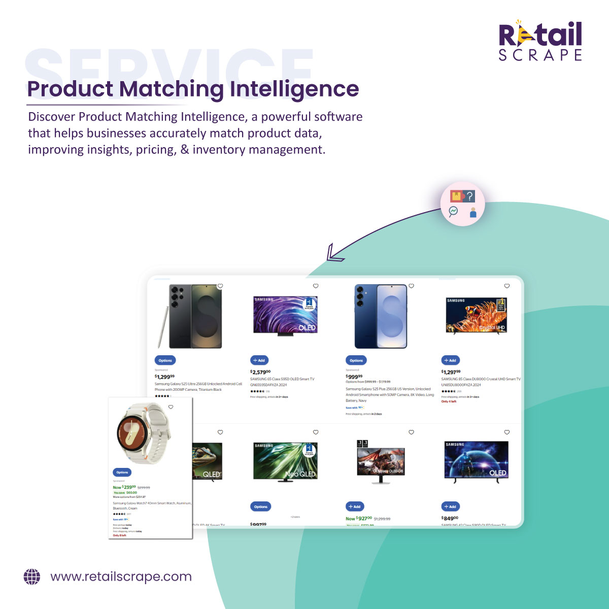 RetailScrap's tweet image. 📢 Unlock Retail Success with Precise Product Matching! 🔍🛍️
📧 Contact Us: sales@retailscrape.com
🔗 Learn More: retailscrape.com/product-matchi…
#ProductMatching #RetailDataScraping #CompetitorAnalysis #PriceComparison #EcommerceOptimization #MarketIntelligence #ProductDataExtraction