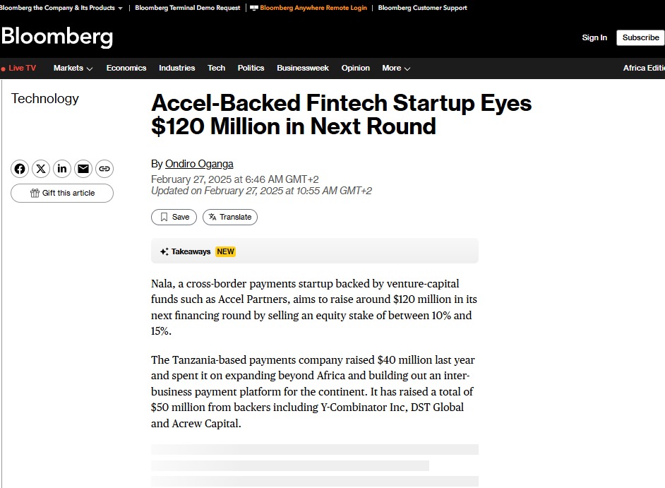 inclusIFF's tweet image. “Fintech is the most-funded thing in Africa from venture capital globally, and it will be the most-funded thing for the next 15 to 20 years because payments infrastructure is so broken across the continent,” Nala founder Benjamin Fernandes commented in an interview on the…