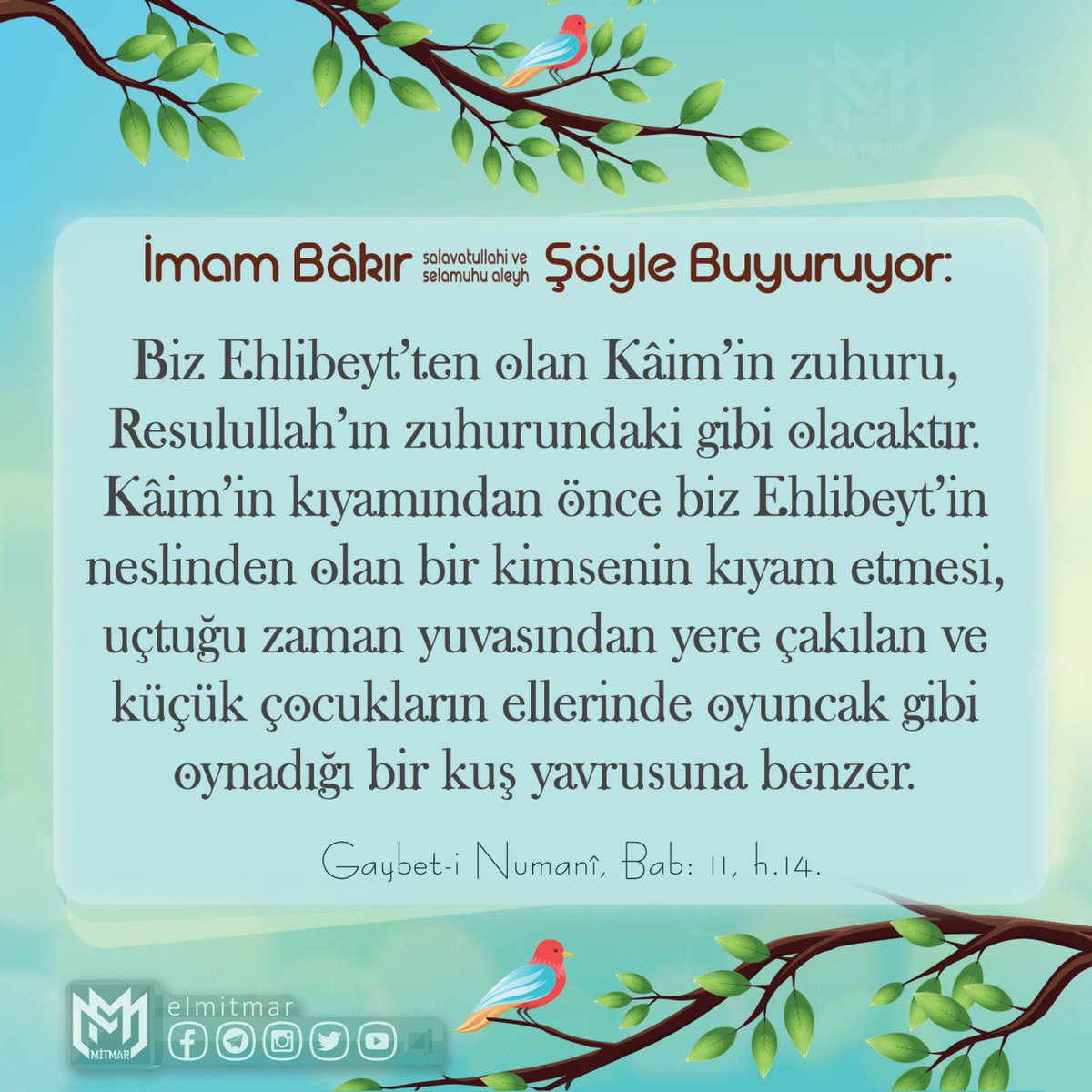 elmitmar's tweet photo. #RamazanAyı #İmamBakır #Oruç #İmamMehdi #SahurVakti #İftarVakti https://t.co/WtMw7eY0zg
