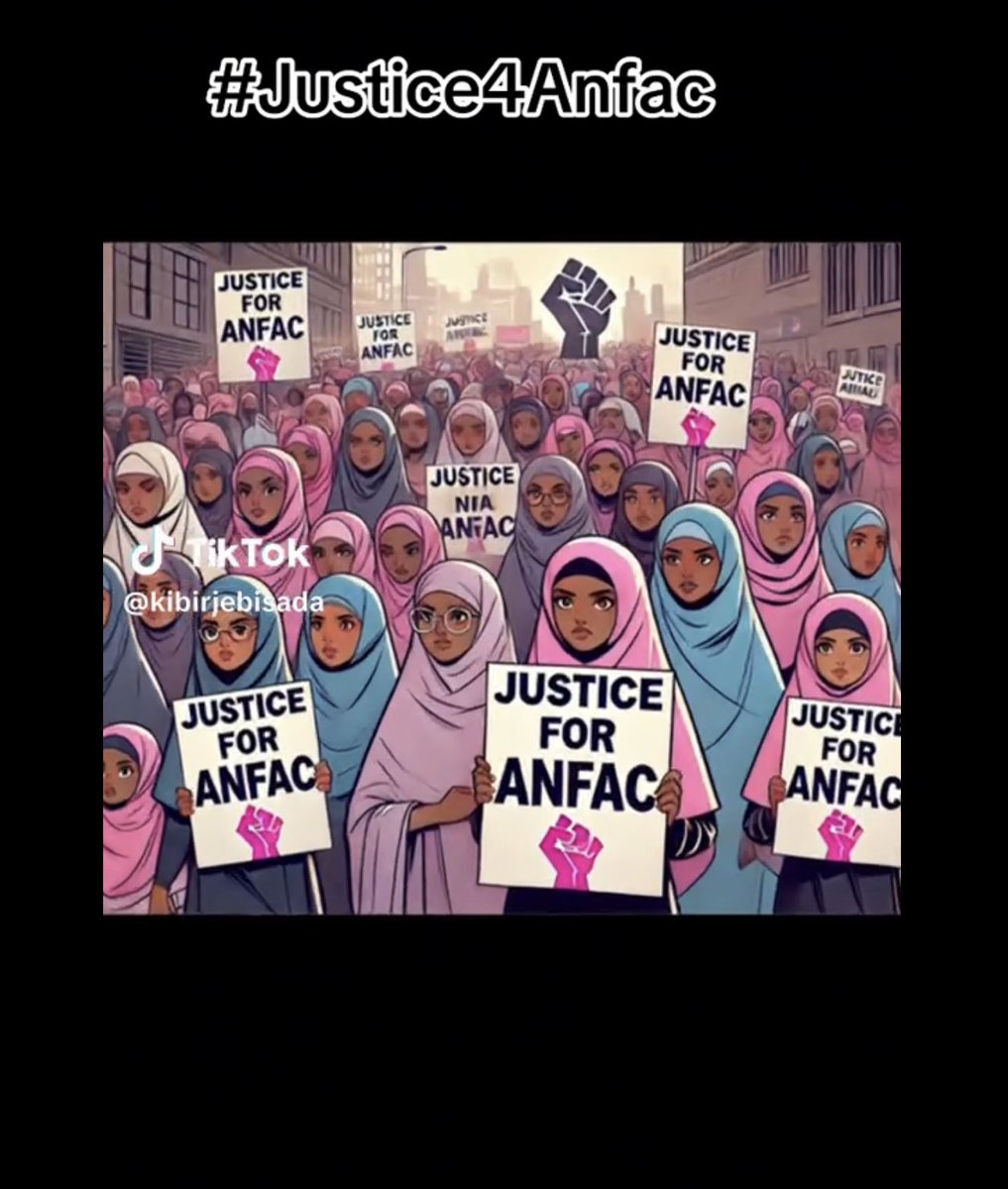 Justice for Anfac! No woman should ever endure kidnapping, rape, assault, and blackmail. Her pain is real, and justice must be served. We stand together to fight for her rights and demand accountability. End the silence, demand justice.#JusticeForAnfac