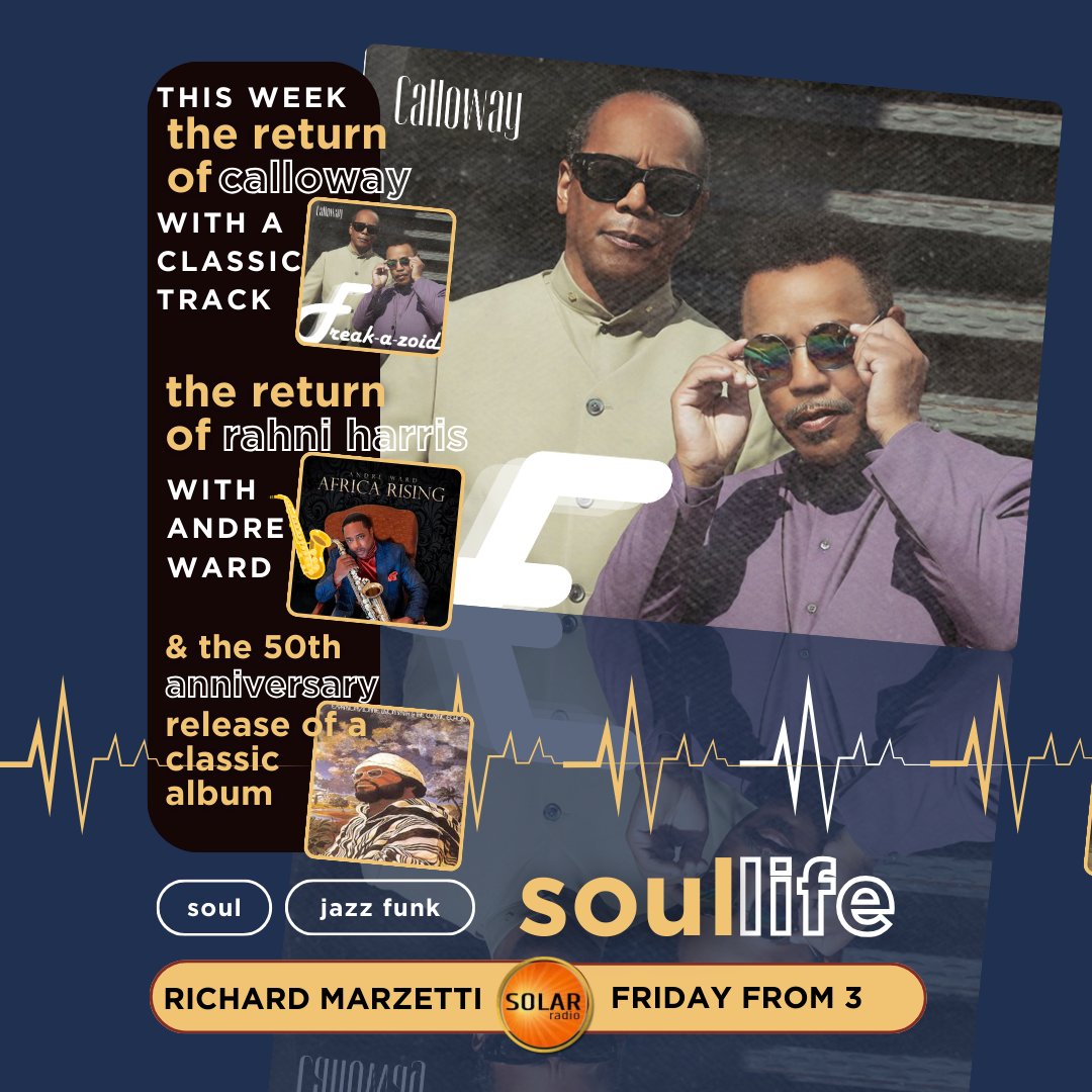 RichSoulLife's tweet photo. U CHOOSE the #fridayfeelgoodfave played at 4pm GMT:
1. Six Million Steps - Sparkle/Rahni Harris, or
2. The Sound of Music - Dayton, or
3. Work That Sucker To Death - Xavier
@solarradio 3-6pm GMT smart speaker, Solar Radio app & website, TuneIn, Apple Music & DAB #soullife https://t.co/lAx298aPM5