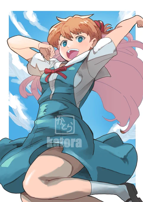 本日は久々のアスカさんどすw#エヴァンゲリオン 