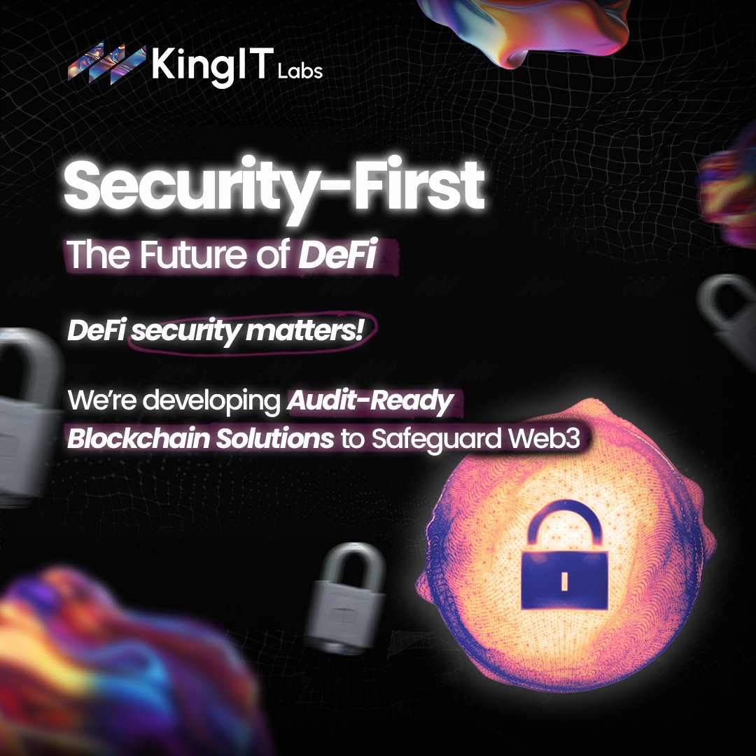 KingitL532's tweet photo. 🔒 DeFi security matters! We’re developing audit-ready blockchain solutions to safeguard Web3. 

hashtag#DeFiSecurity hashtag#SmartContracts https://t.co/1foCmZKhr3