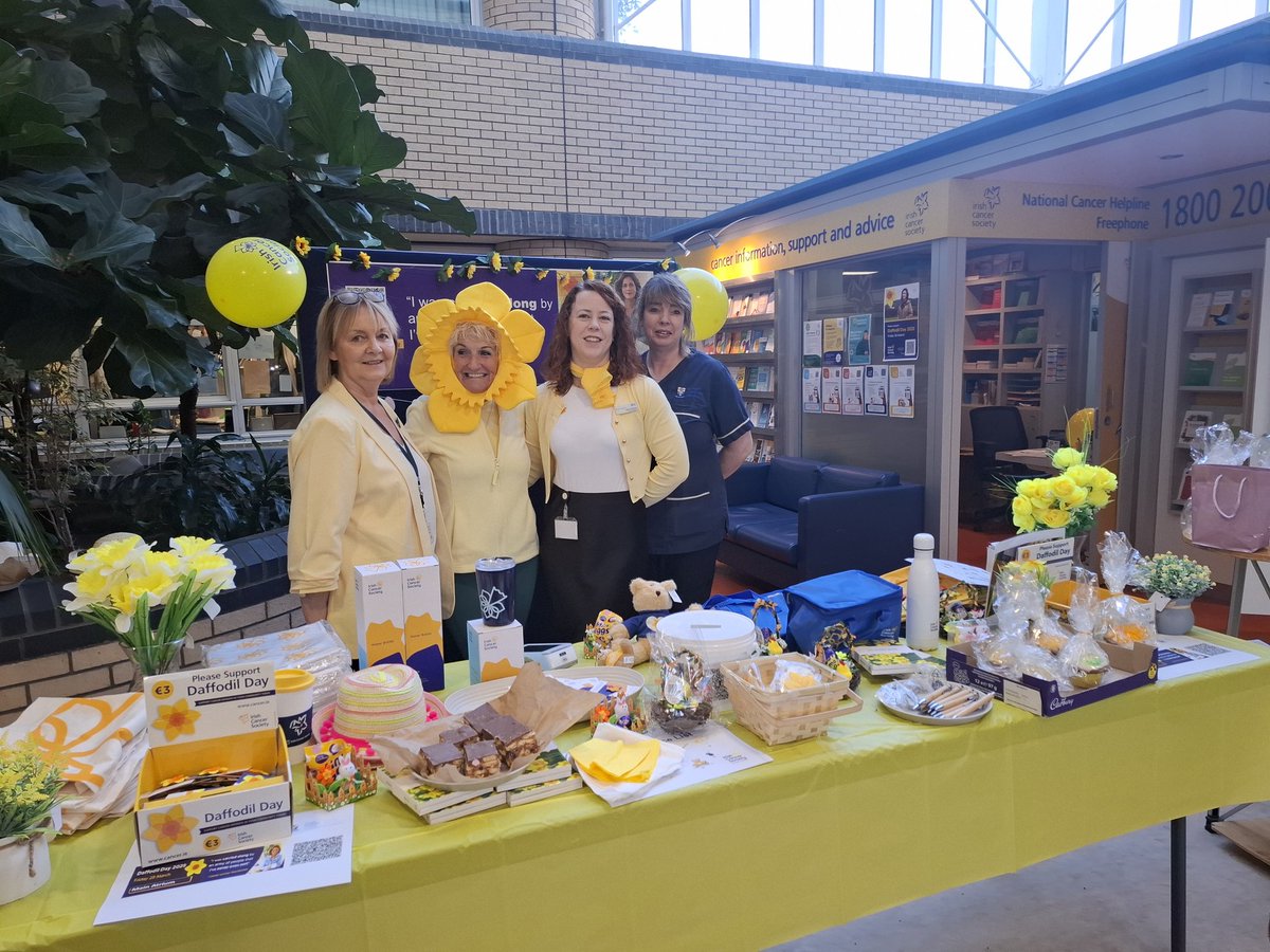 Health & Wellbeing @ TUH (@wellbeingtuh) on Twitter photo Call to the <a href="/IrishCancerSoc/">Irish Cancer Society</a> Daffodil centre or stand at the main atrium in <a href="/TUH_Tallaght/">Tallaght University Hospital (TUH)</a> today to support #daffodilday2025 Call to the <a href="/IrishCancerSoc/">Irish Cancer Society</a> Daffodil centre or stand at the main atrium in <a href="/TUH_Tallaght/">Tallaght University Hospital (TUH)</a> today to support #daffodilday2025