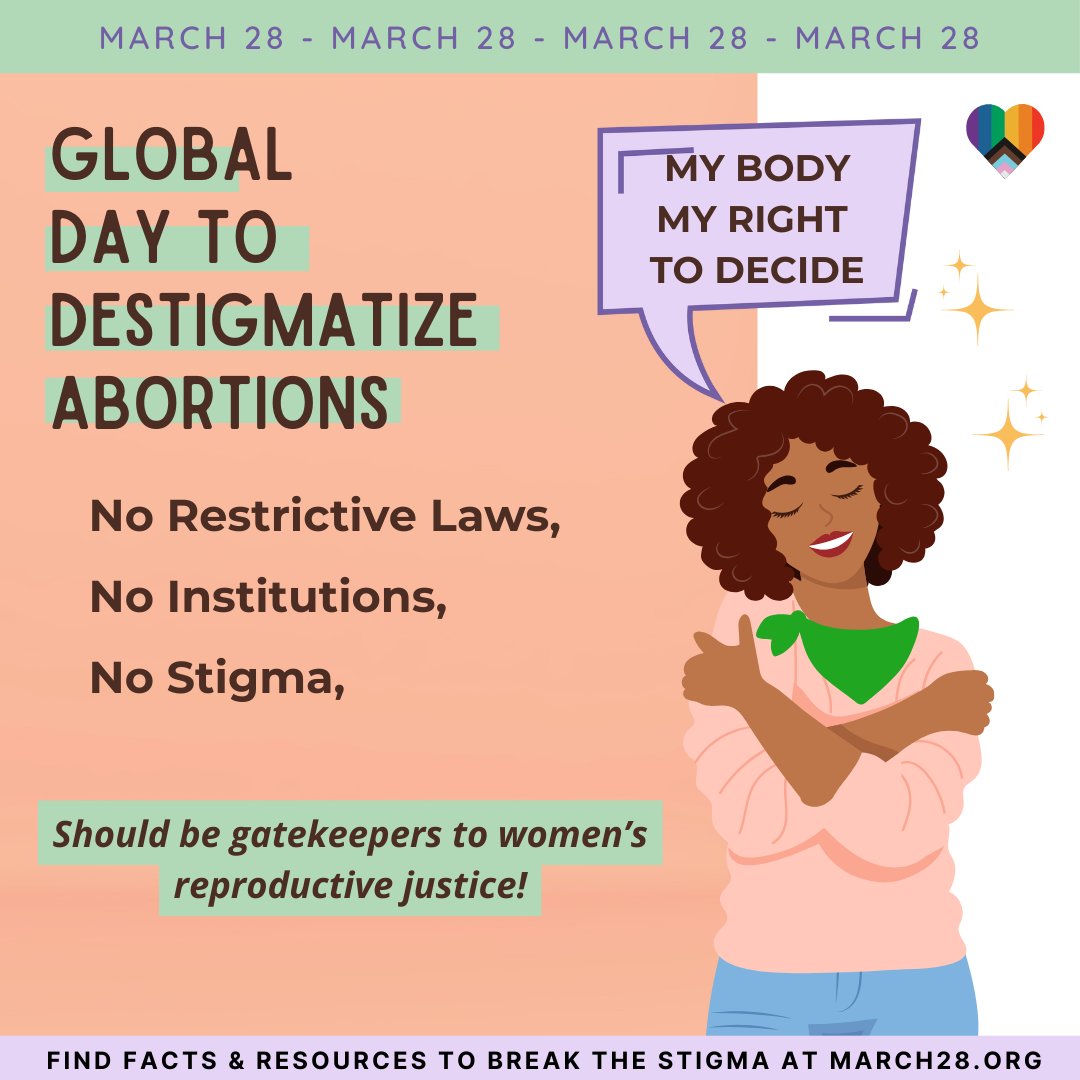 MAMA Network (@themamanetwork) on Twitter photo On this Global Day of Action to Destigmatize Abortion, <a href="/themamanetwork/">MAMA Network</a> and partners continue to highlight Self-Managed Abortion as a legitimate and accessible healthcare option!
Learn more about our SMA work here: mamanetwork.org
#March28
#destigmatizeabortion On this Global Day of Action to Destigmatize Abortion, <a href="/themamanetwork/">MAMA Network</a> and partners continue to highlight Self-Managed Abortion as a legitimate and accessible healthcare option!
Learn more about our SMA work here: mamanetwork.org
#March28
#destigmatizeabortion