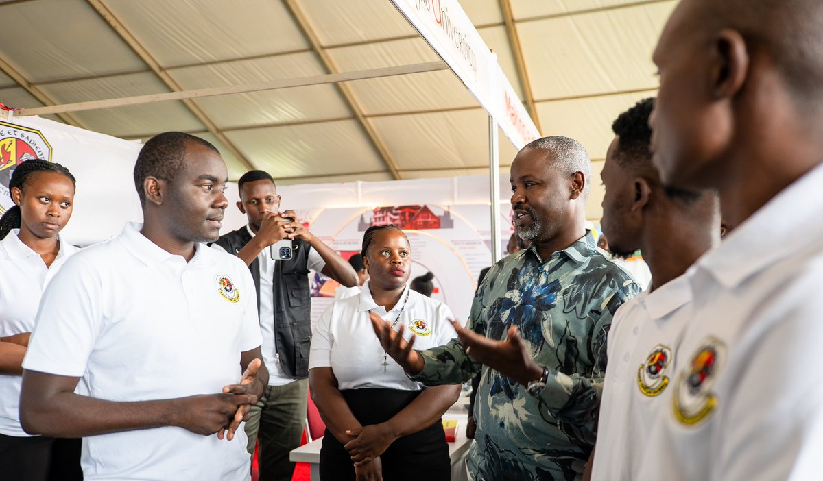 Uganda Martyrs University (@umunkozi) on Twitter photo Day 2 at the <a href="/nche_uganda/">NCHEUganda</a> exhibition happening at Kamukuzi Grounds, Mbarara!
Honored to have the Deputy Speaker of the <a href="/Parliament_Ug/">Parliament of Uganda</a> Rt. Hon. <a href="/Thomas_Tayebwa/">Thomas Tayebwa</a> visit our stall today!
A great opportunity to showcase our work in the field of Artificial Intelligence. Day 2 at the <a href="/nche_uganda/">NCHEUganda</a> exhibition happening at Kamukuzi Grounds, Mbarara!
Honored to have the Deputy Speaker of the <a href="/Parliament_Ug/">Parliament of Uganda</a> Rt. Hon. <a href="/Thomas_Tayebwa/">Thomas Tayebwa</a> visit our stall today!
A great opportunity to showcase our work in the field of Artificial Intelligence.