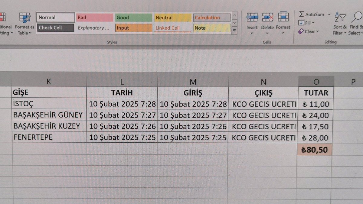 7.25 te girip, 7.28 de ciktigin 3 dakikalik otoyolun ucreti 80 TL olmamali. 

#kuzeymarmara <a href="/kmotoyolu/">Kuzey Marmara Otoyolu</a> <a href="/UABakanligi/">T.C. Ulaştırma ve Altyapı Bakanlığı</a> <a href="/a_uraloglu/">Abdulkadir URALOĞLU</a> #trafik #otoyol <a href="/tcbestepe/">T.C. Cumhurbaşkanlığı</a>