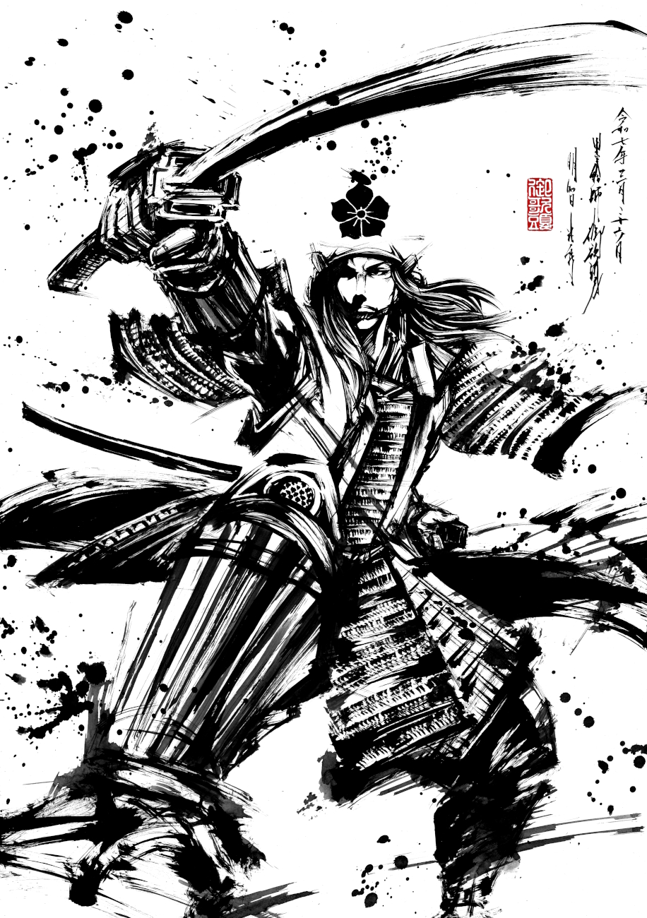 墨絵師 御歌頭(okazu) on X: 墨絵師 御歌頭(okazu) on X: