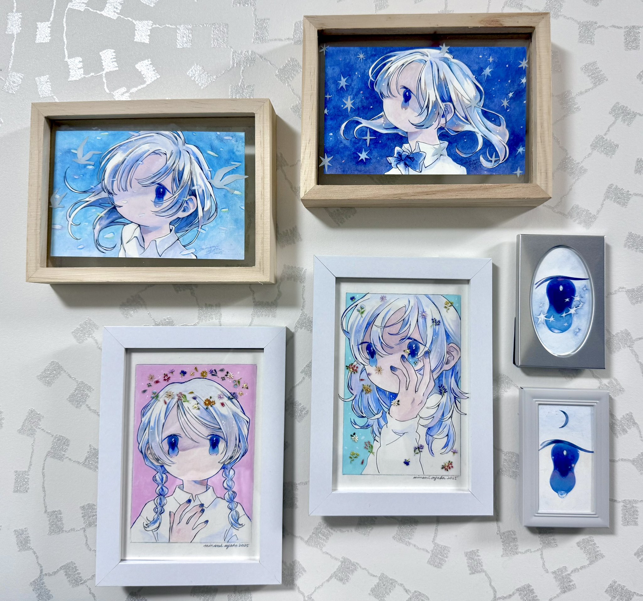 低価格で大人気の 南あやか⚪️個展5/2〜 (@a_mtc27) / X 絵画
