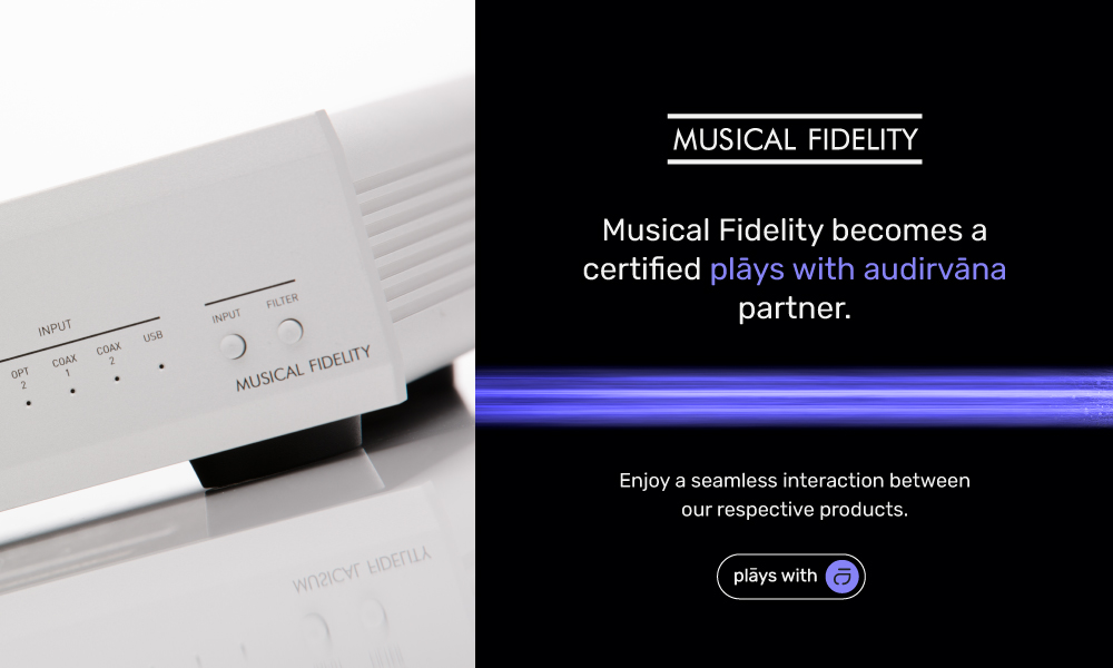 Audirvāna (@audirvana) on Twitter photo 「Plays with Audirvāna」認定パートナー:Musical Fidelity x Audirvāna 🤝
英国ブランドのMusical FidelityのM3やM6シリーズ製品がAudirvānaに認定され、最適なオーディオ体験を保証します。<a href="/MF_HiFi/">Musical Fidelity</a>の認定製品をお持ちの方は、Audirvāna Studioを90日間無料で試せます🎶
audirvana.com/ja/partner-mus… 「Plays with Audirvāna」認定パートナー:Musical Fidelity x Audirvāna 🤝
英国ブランドのMusical FidelityのM3やM6シリーズ製品がAudirvānaに認定され、最適なオーディオ体験を保証します。<a href="/MF_HiFi/">Musical Fidelity</a>の認定製品をお持ちの方は、Audirvāna Studioを90日間無料で試せます🎶
audirvana.com/ja/partner-mus…