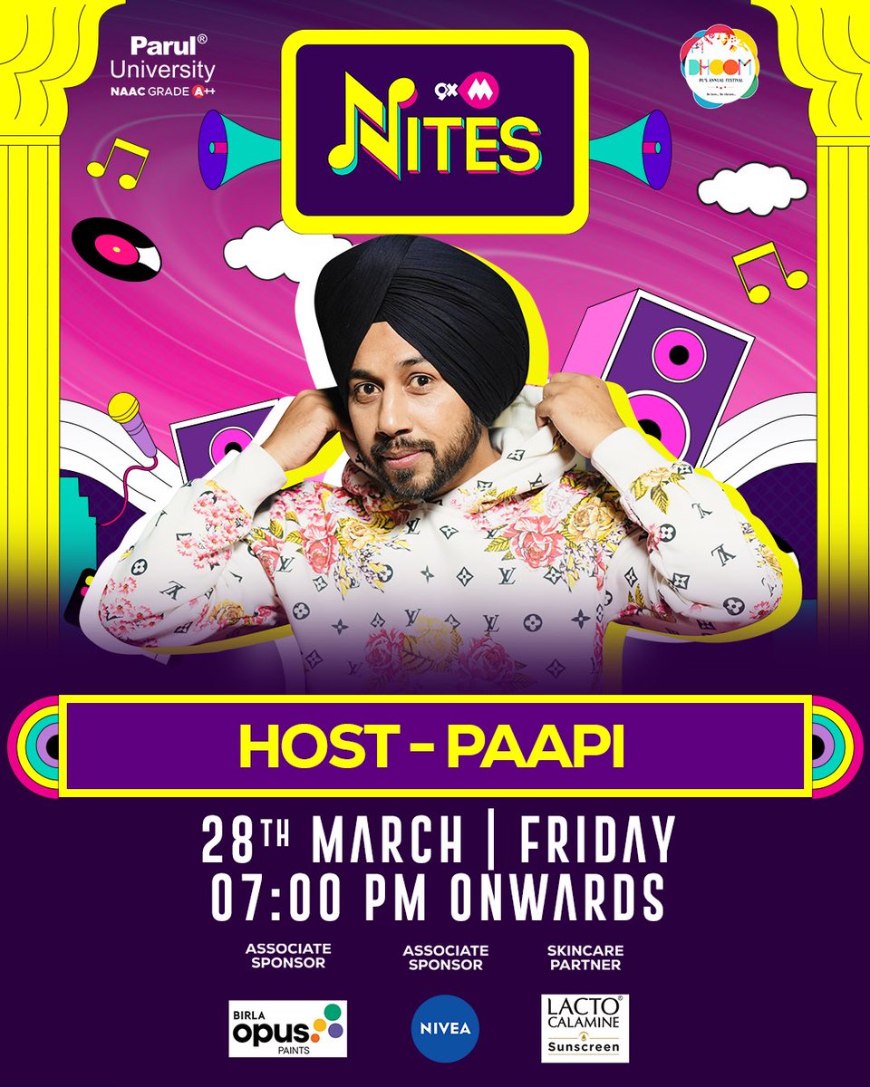 9xmHaqSe's tweet image. Bringing the energy, the vibes, and the madness Paapi is your host for 9XM Nites at Parul University on 28th March!

Get ready for unstoppable energy, epic moments, and a night full of entertainment like never before! 🎶🎉

#9XMNites #ParulUniversity #paapi #host #9xm…