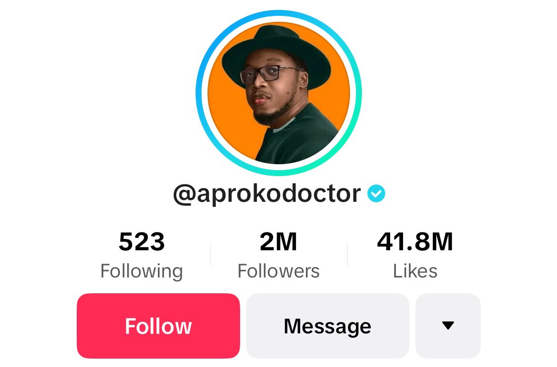 Peller having more followers than Aprokodoctor shows the iQ of Nigerians