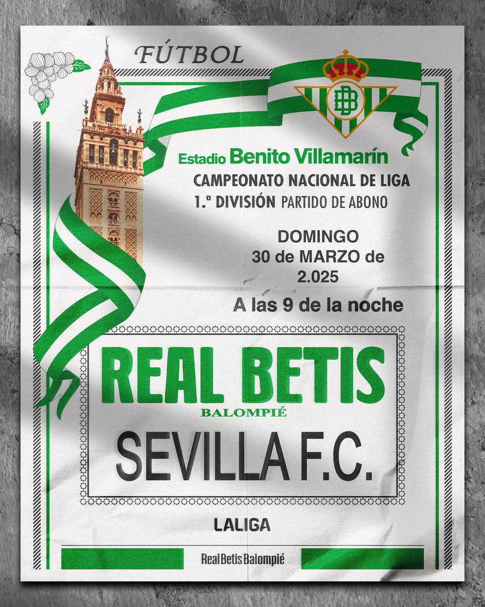 RealBetis's tweet photo. 💚💚💚

Hoy es diferente... ¡hoy es #DíaDeBetis! https://t.co/pal3Gjsyok