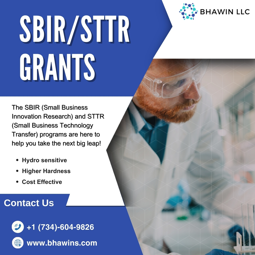 Bhawinllc's tweet image. 🚀 Small business or startup with an innovative idea? SBIR/STTR Grants can fund your growth! At Bhawins, we help you secure the support you need for success. 💡✨ 

🌐 bhawins.com
.
#BusinessInsights #UnleashThePower #PartnerWithExperts #formulation #pharmaceuticals