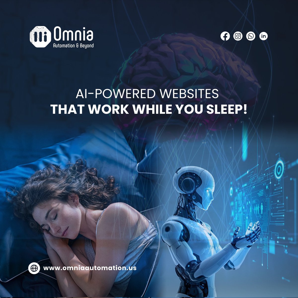 omniaautomation's tweet image. Work smarter, not harder. Let AI handle your website. 

#AIWebsites #OmniaAutomation #BusinessGrowth