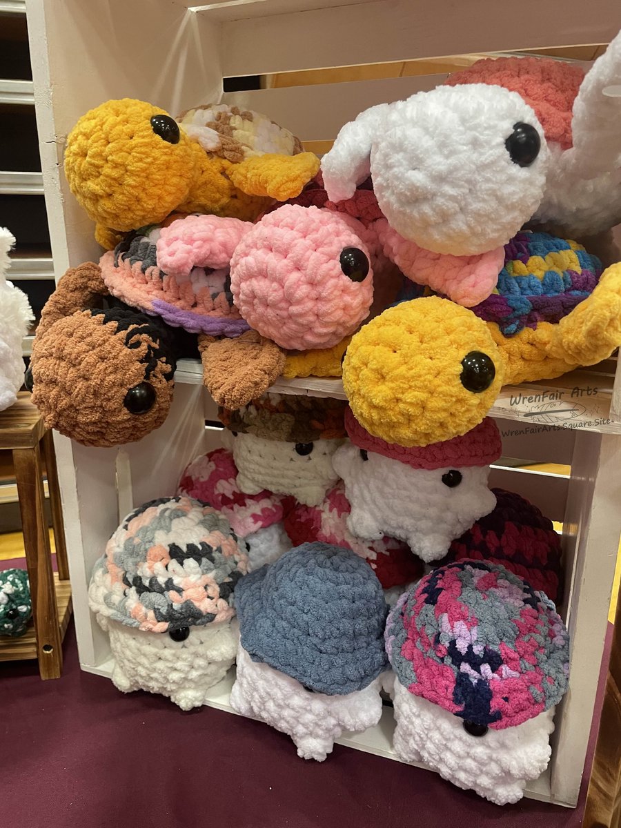 WrenFairVT's tweet image. I have So many leftovers from the con 👀 so it’s time to put them up on the website!✨ Tons of cuties are up for adoption—come give ‘em a new cuddle buddy! 💜

Check them out here: WrenFairArts.Square.site

#PlushieAdoption #HandmadePlushies #Cottagecore #CuteAndCuddly