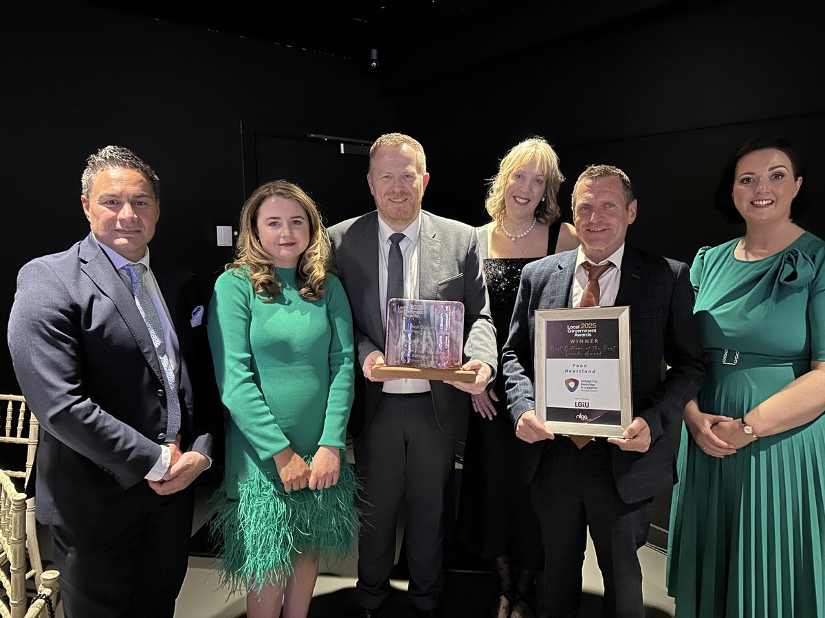 ABC Council (@abcb_council) on Twitter photo We were honoured to pick up two awards at last night’s #LocalGovernmentAwards at GOT Linen Mill Studios 🏆🏆
Huge congratulations to <a href="/FoodHeartlandNI/">Food Heartland NI</a> who took home ‘Best Outcome of the Past Decade Award’ & ABC Place Plans who won ‘Innovative Planning for the Future Award’! We were honoured to pick up two awards at last night’s #LocalGovernmentAwards at GOT Linen Mill Studios 🏆🏆
Huge congratulations to <a href="/FoodHeartlandNI/">Food Heartland NI</a> who took home ‘Best Outcome of the Past Decade Award’ & ABC Place Plans who won ‘Innovative Planning for the Future Award’!