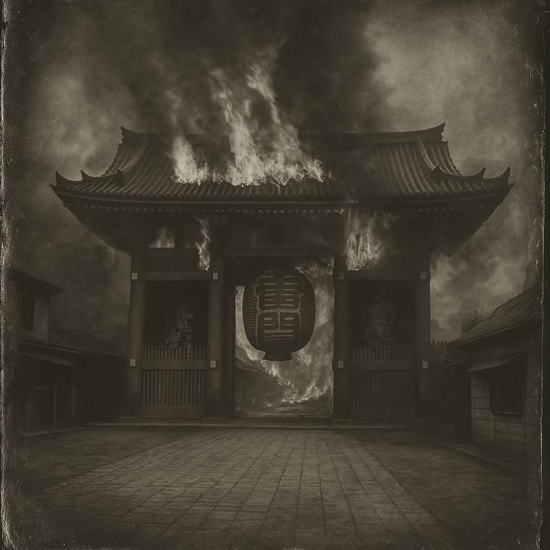 Been testing the concept of "fabricating non-existing visual based on real history".
Authenticity may no-longer important as long as the content authentic enough to deliver the message.🤔
「Kaminarimon in flames, 1865, Daguerreotype print」

#DALLE #ChatGPT
