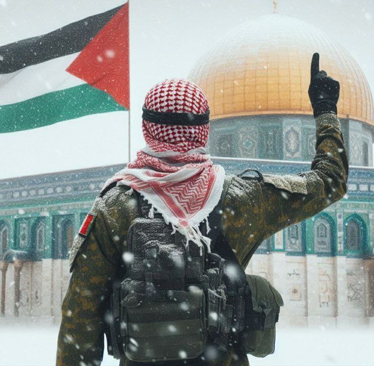 🇵🇸 ما تا آزادی کامل فلسطین مقدس از‌ دست غاصبان و اشرار، مقاومت خواهیم کرد...

We will resist until the complete freedom of the holy land of Palestine from the hands of the occupiers and evildoers and we will be victorious with God's help.
#FreePalestine 
#QudsDay