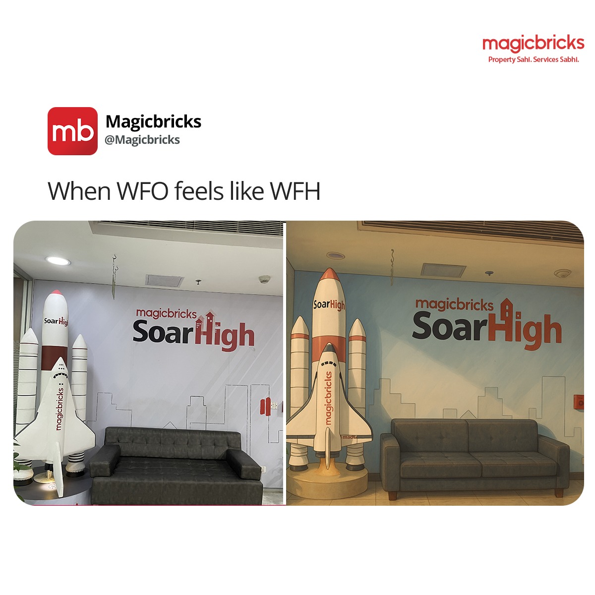 magicbricks's tweet image. When working from office is as cosy as working from home, every project turns into a piece of art!

#Wfo #Wfh #Magicbricks #Studio #Ghibli
