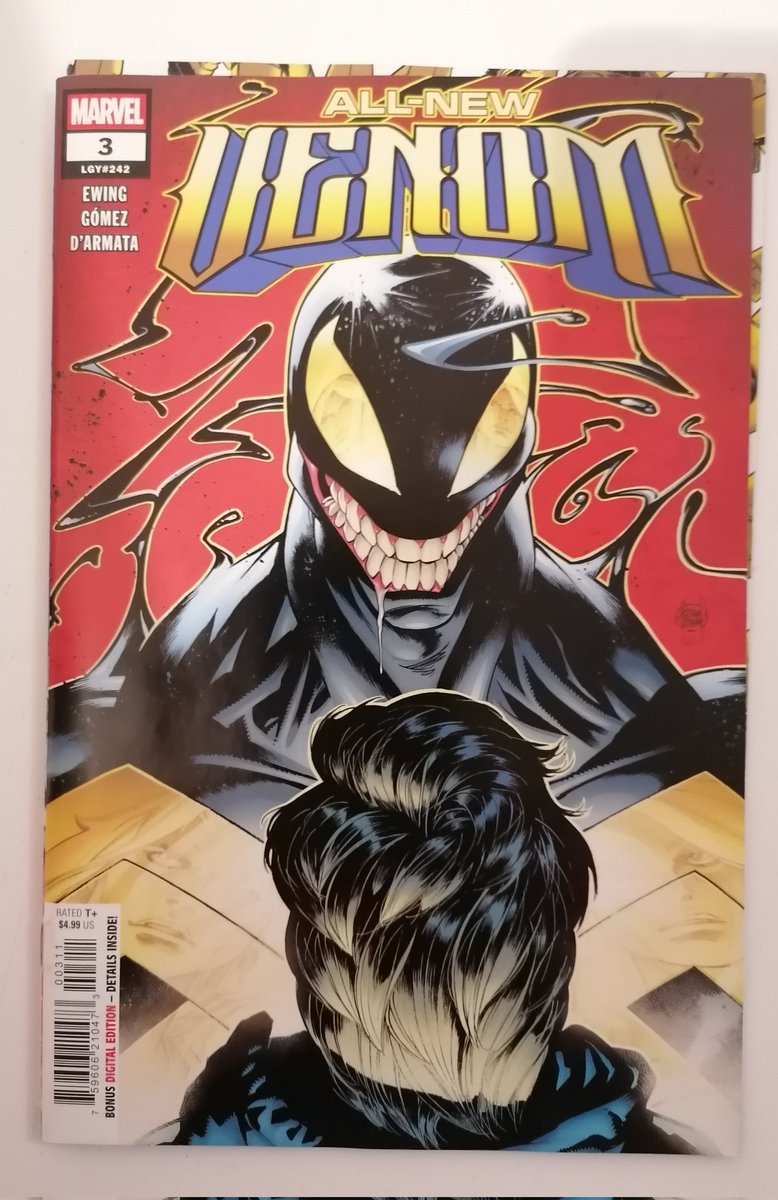 Dvinuesa's tweet image. 📢 #SORTEO 

Tres cómics/grapas (americanos) de All New Venom con Carlos Gómez, dibujante español de Marvel. 3 primeras grapas

Condiciones:    

-Seguir a @Dvinuesa y @EsCineRadio
-Menciona a 2 amigos
-Comparte

Cómics aún inéditos en España #sorteo #comic

Ganador: 04/04