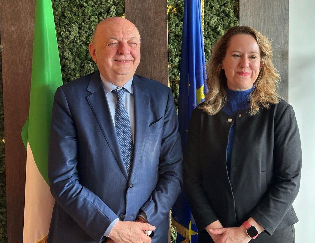 Insightful meeting with <a href="/MASE_IT/">Ministero Ambiente e Sicurezza Energetica</a>’s Minister <a href="/GPichetto/">Gilberto Pichetto</a>, discussing enhanced collaboration on disaster-induced migration, community resilience to environmental challenges, and innovative solutions to those challenges that involve stronger partnerships with the private sector.