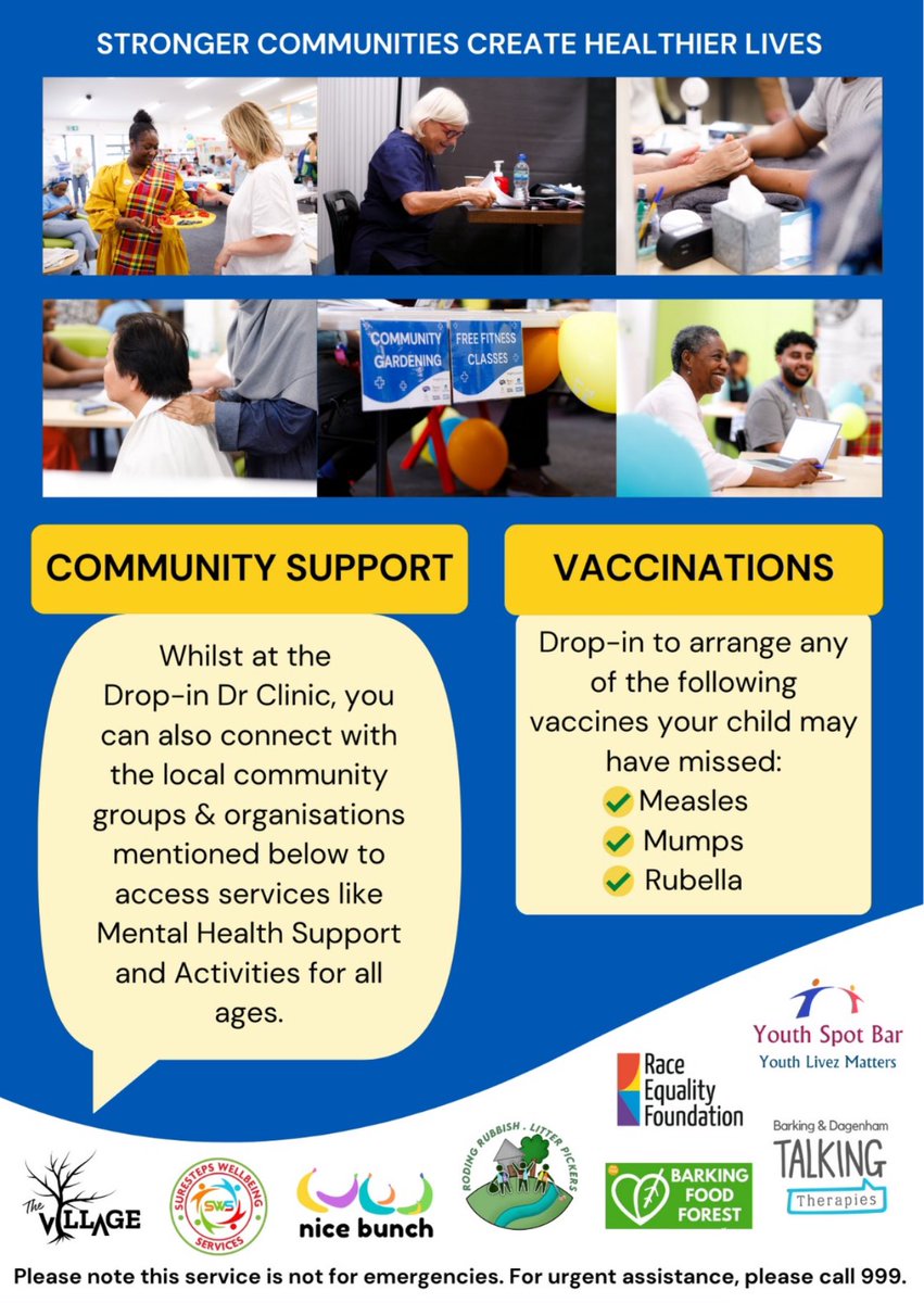 Dr Jagan John (@drjjohn) on Twitter photo Looking forward to our personalised neighbourhood pop up clinic x 2 this week - today in Barking with partners <a href="/lbbdcouncil/">Barking and Dagenham Council</a> <a href="/thameslifecdt/">Thames Life</a> <a href="/barkingriver/">Barking Riverside London</a> <a href="/NELFT/">North East London NHS Foundation Trust (NELFT)</a> <a href="/BHRUT_NHS/">BHRUT NHS 🏥</a> @community groups and charities <a href="/gps/">GPS</a> food bank / faith groups/ socialprescribing link workers &much more ! Looking forward to our personalised neighbourhood pop up clinic x 2 this week - today in Barking with partners <a href="/lbbdcouncil/">Barking and Dagenham Council</a> <a href="/thameslifecdt/">Thames Life</a> <a href="/barkingriver/">Barking Riverside London</a> <a href="/NELFT/">North East London NHS Foundation Trust (NELFT)</a> <a href="/BHRUT_NHS/">BHRUT NHS 🏥</a> @community groups and charities <a href="/gps/">GPS</a> food bank / faith groups/ socialprescribing link workers &much more !