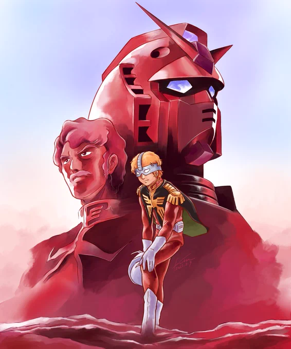 #魅力のある赤を見せてください見た人全員強制赤いガンダム 