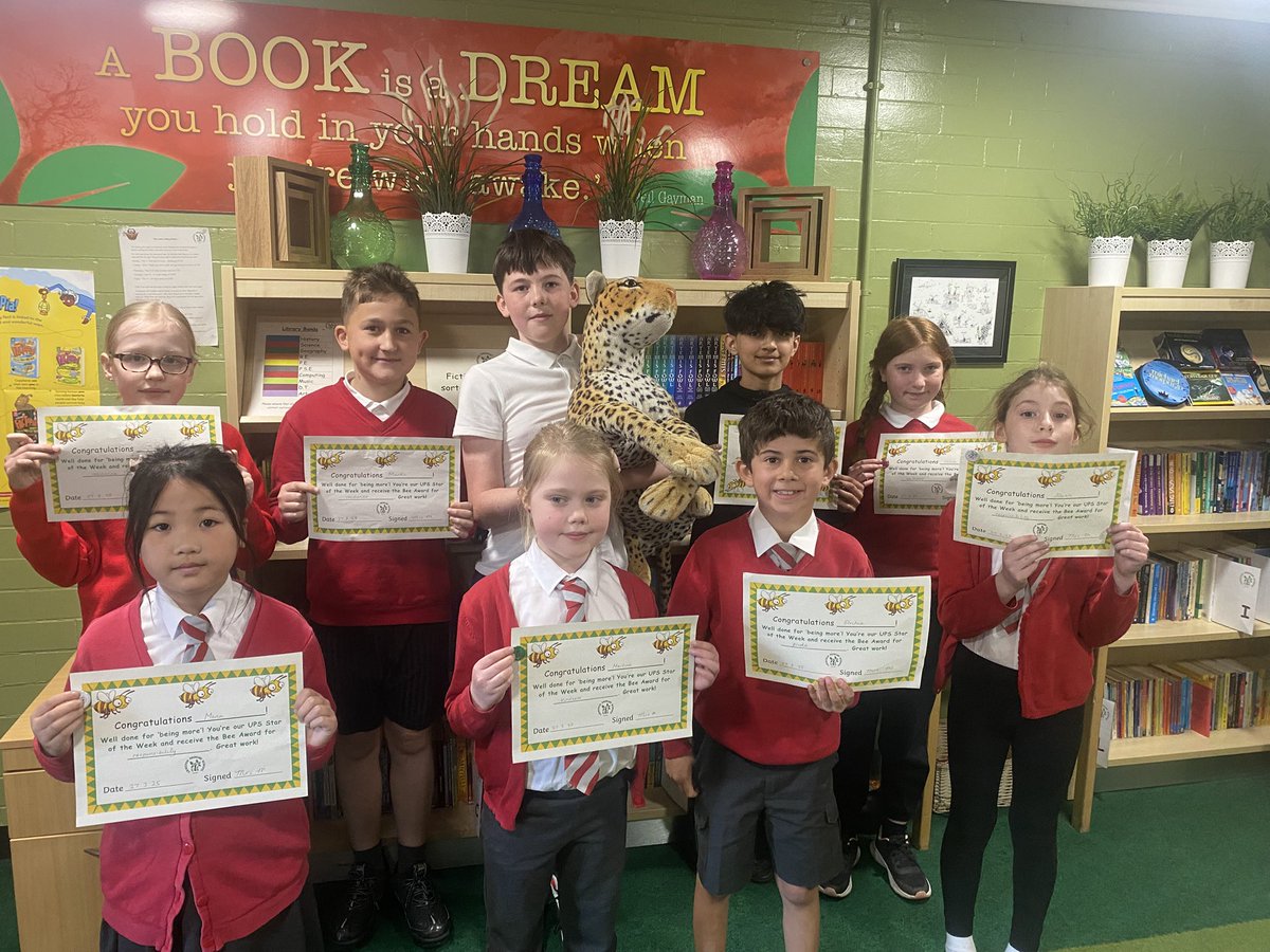 Our KS2 award winners. Well done