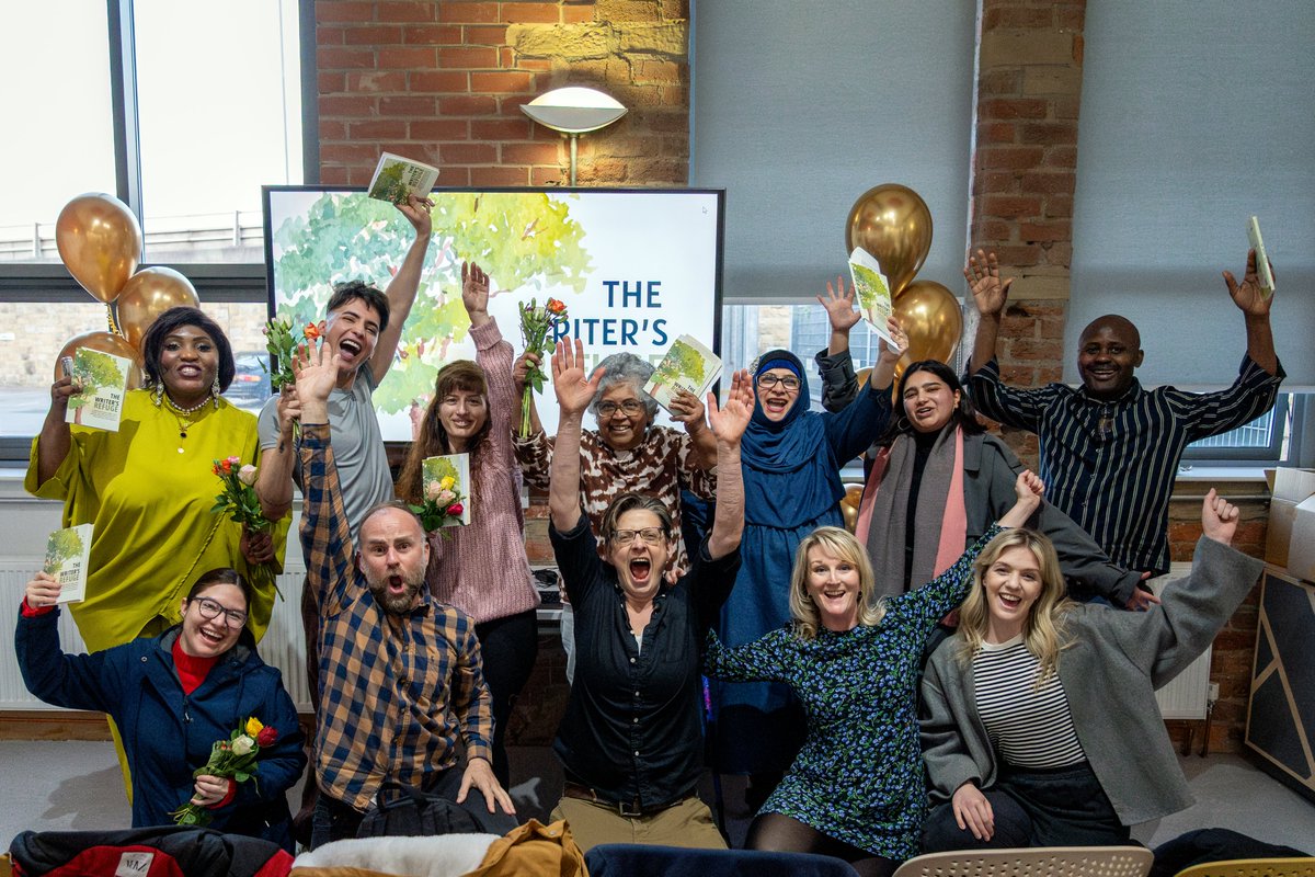 What an unforgettable evening we had at the launch of The Writer’s Refuge anthology! 🌎

A project in collaboration with <a href="/infostaugs/">St. Augustine's Centre 🧡</a>, Calderdale Valley of Sanctuary and <a href="/arvonfoundation/">Arvon</a>.

📸 Photos by <a href="/RoblingPix/">Robling Photography</a>