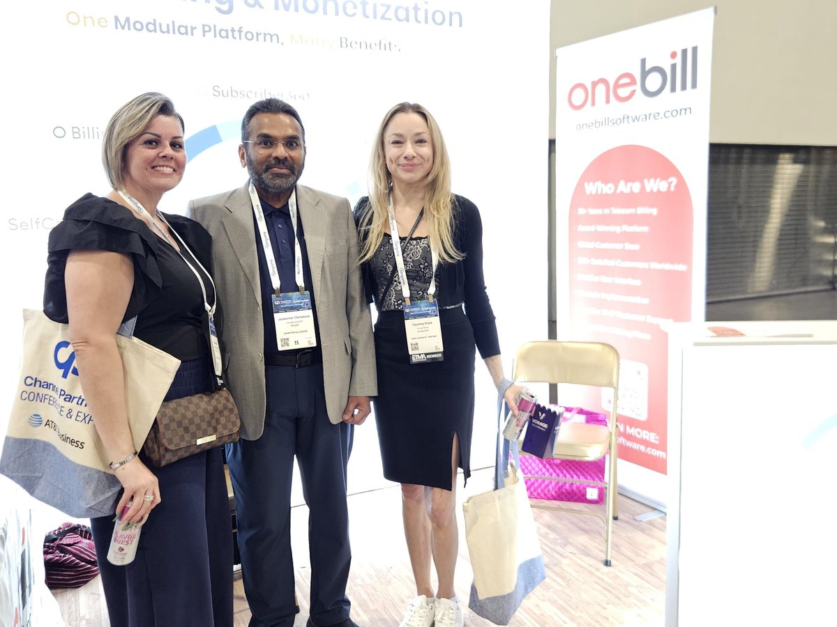 onebillsoftware's tweet image. What an amazing Channel Partners Events Conference &amp;amp; Expo 2025! From insightful discussions to meeting incredible partners like Wolters Kluwer, CLA, CereTax, Pangea Communications, and more. Grateful for our team and everyone who made it special. See you next year!