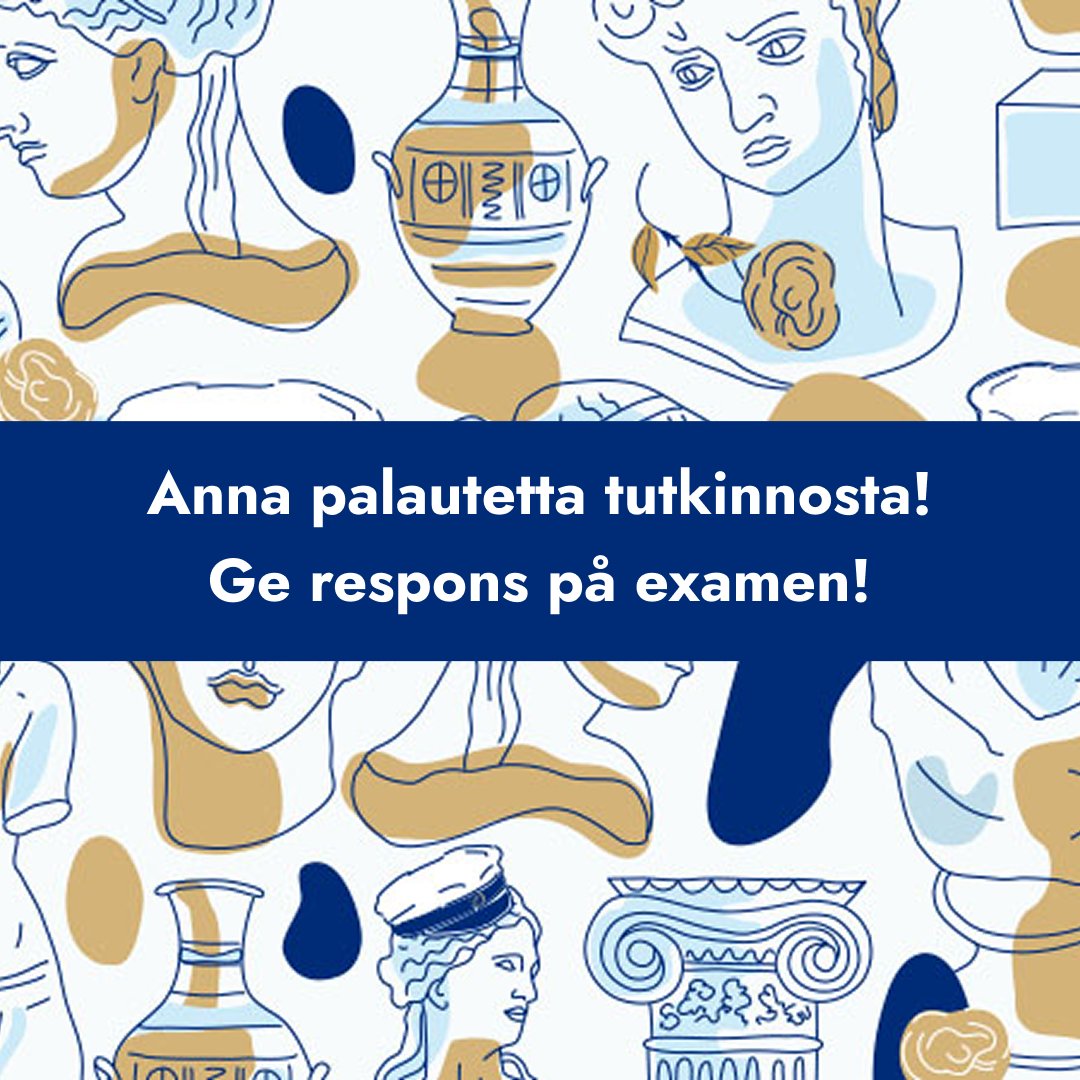 Muistutus: Annathan palautetta kevään #ylioppilastutkinto'sta 4.4.2025 mennessä! ylioppilastutkinto.fi/fi/ajankohtais… #lukio

Påminnelse: Ge respons på vårens #studentexamen senast 4.4.2025! ylioppilastutkinto.fi/sv/aktuellt/re… #gymnasium #gymnasiet