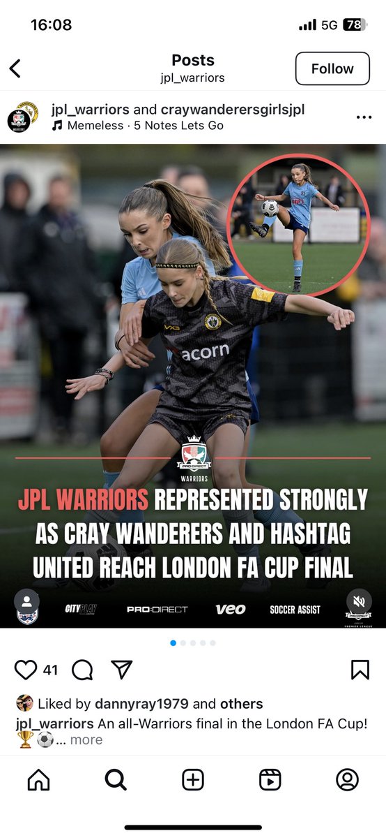 Lola Baxter u16 (25/26 season) tweet media