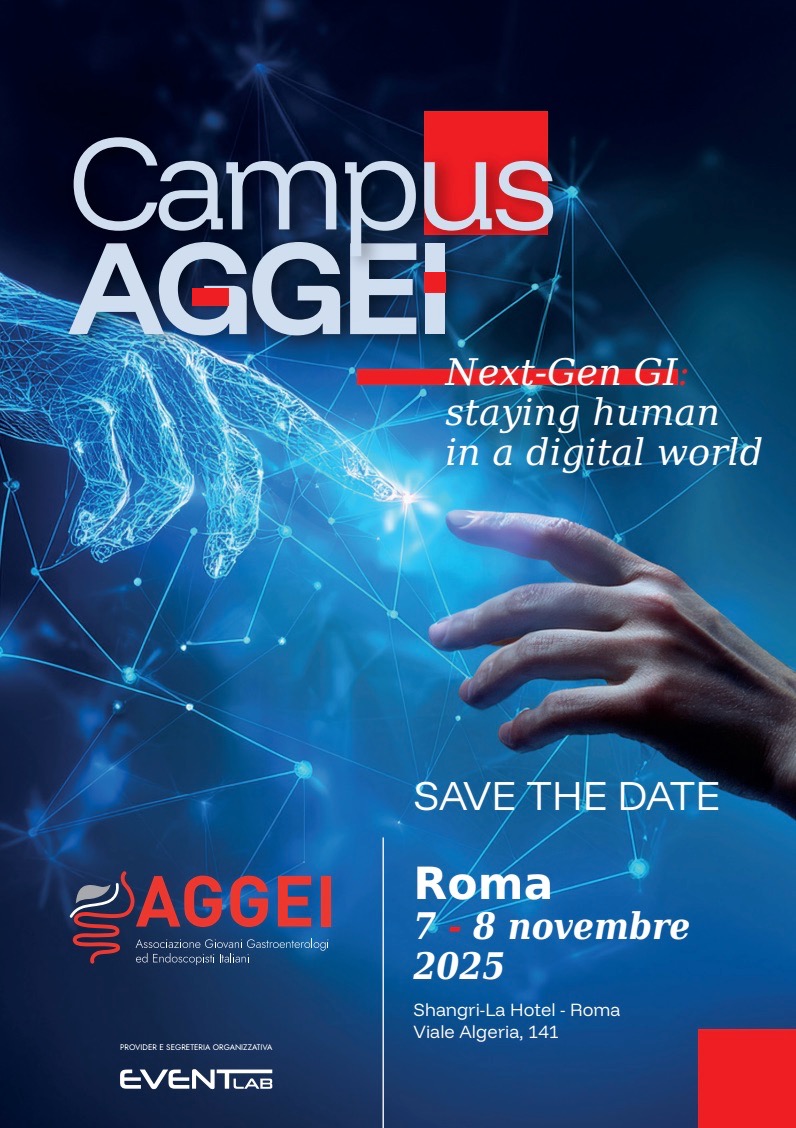 Preparatevi per l’appuntamento più significativo della nostra community!

🚀 𝗖𝗮𝗺𝗽𝘂𝘀 𝗔𝗴𝗴𝗲𝗶 𝟮𝟬𝟮𝟱: 𝗡𝗲𝘅𝘁 𝗚𝗲𝗻𝗲𝗿𝗮𝘁𝗶𝗼𝗻 𝗚𝗜 – 𝗦𝘁𝗮𝘆𝗶𝗻𝗴 𝗛𝘂𝗺𝗮𝗻 𝗶𝗻 𝗮 𝗗𝗶𝗴𝗶𝘁𝗮𝗹 𝗪𝗼𝗿𝗹𝗱
📅 7-8 Novembre 2025
📍 Roma

Stay tuned!

#CampusAGGEI #CampusAGGEI2025