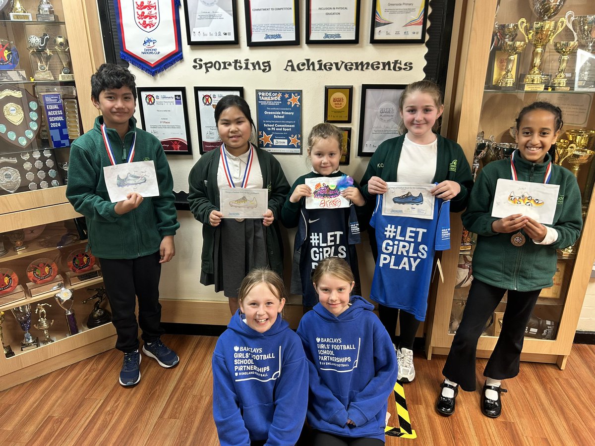 Greenside Sport (@greensidesport) on Twitter photo The winners of our Design A New boot for the lionesses received thier prizes today after thier winning designs were chosen by our Gamechangers <a href="/tamesidessp/">Tameside SSP</a> The winners of our Design A New boot for the lionesses received thier prizes today after thier winning designs were chosen by our Gamechangers <a href="/tamesidessp/">Tameside SSP</a>