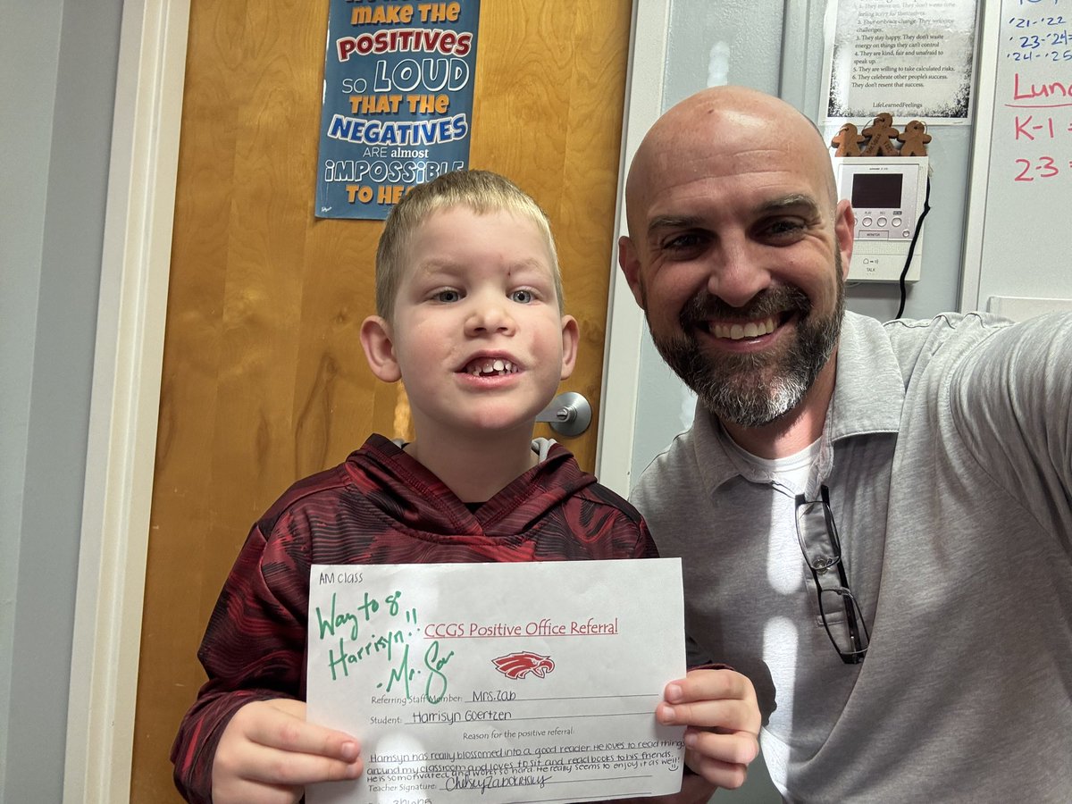 Two great kids, two fun #PositiveOfficeReferral visits!! #CliftonClydePride