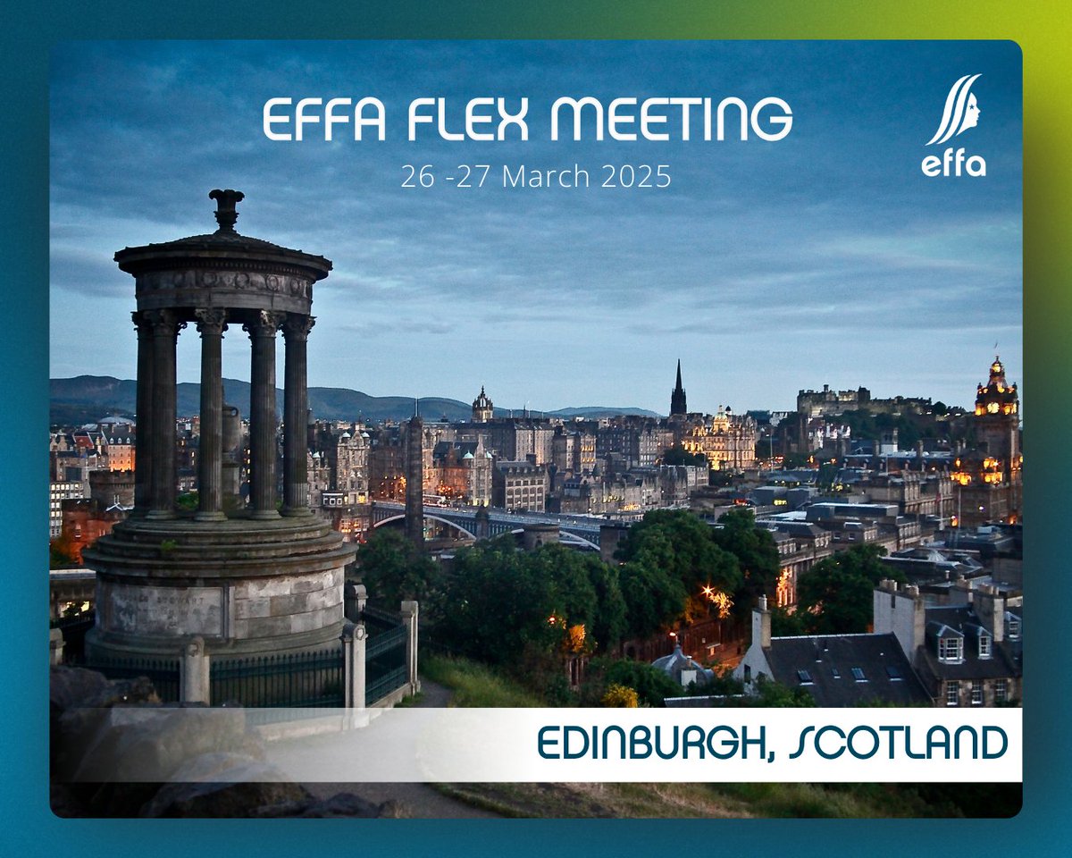 EFFA’s FLEX Group met on 26–27 March in Edinburgh, hosted by the UK Flavour Association. Experts from across Europe discussed key regulatory topics and exchanged with Food Standards Scotland on UK legislation. Thanks to all who made it a great meeting!