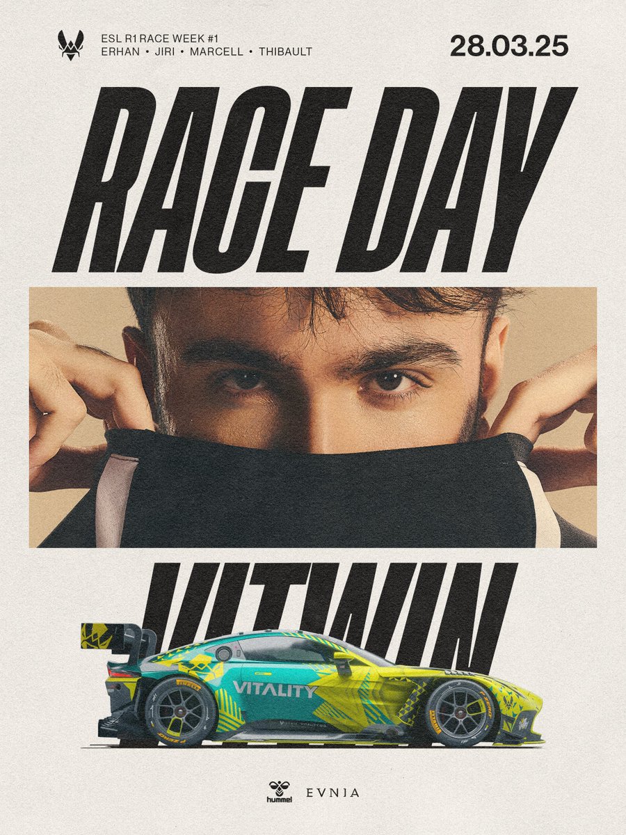 Team Vitality 🐝 (@teamvitality) on Twitter photo From one car game to the next!
Our <a href="/RENN_esports/">RENNSPORT Esports</a> R1 run starts tonight at 18:00 CET 🏎️
#VITWIN From one car game to the next!
Our <a href="/RENN_esports/">RENNSPORT Esports</a> R1 run starts tonight at 18:00 CET 🏎️
#VITWIN