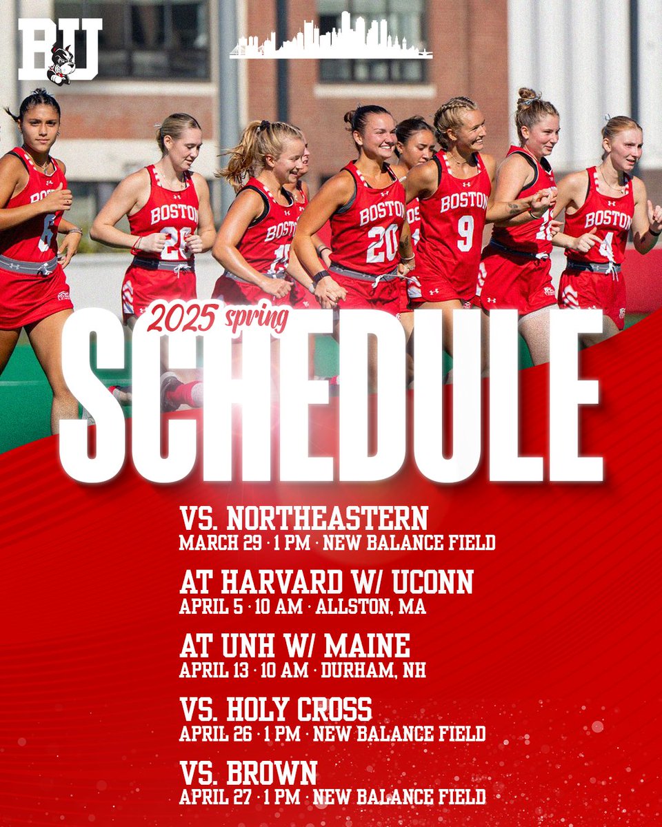 TerrierFH's tweet image. Spring season kicks off tomorrow at NB Field‼️

#GoBU