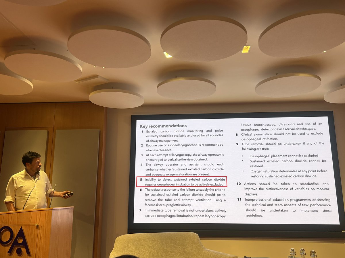 Difficult Airway Society (DAS) Residents (@dasresidents) on Twitter photo Time to retire ‘no trace, wrong place’ <a href="/doctimcook/">Tim Cook</a>. Many UOI do have ‘a trace’
It is all about sustained exhaled carbon dioxide @UniversalAirway Time to retire ‘no trace, wrong place’ <a href="/doctimcook/">Tim Cook</a>. Many UOI do have ‘a trace’
It is all about sustained exhaled carbon dioxide @UniversalAirway