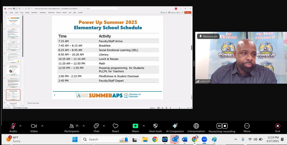 GeRodriguez72's tweet image. Huge thanks to all the amazing parents for attending Sutton Parent University Summer Programs! 🎉 Special thanks to our presenters Mr. Smith, Ms. Pedroarena, Ms. Henderson &amp;amp; Mr. Bryant for providing summer programs information. @MerriweatherEDU @fhenderson1908  @VirgoEducator