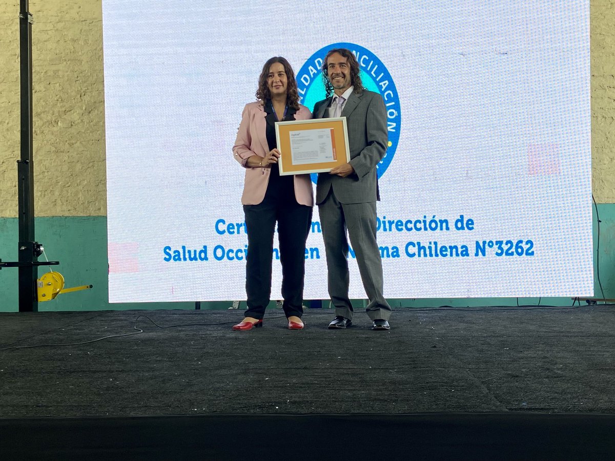 Hoy nuestro secretario general, Dr. <a href="/mauricio_cofre/">Mauricio Cofré</a>, participó en la ceremonia de certificación de la Dirección de Salud Occidente de la norma chilena N°3262, de conciliación de la vida laboral, familiar y personal.