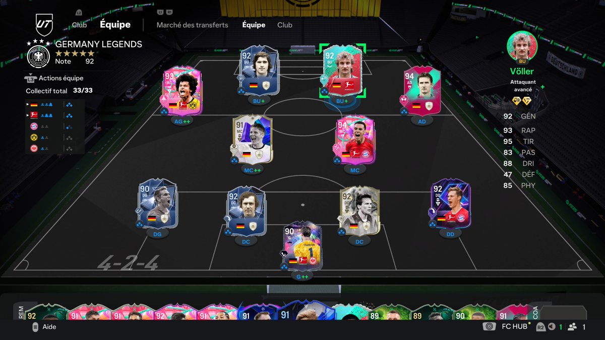 Vendredi 28 mars, 16H40:Wkend Time🔥

Bon Wkend à tt mes reuf qui le sont
Courage à ceux qui taf, big force💪

Devoirs FC25:

-UtChamp,Rivals,Clash
-Beckenbauer 92
-Kimmich 94
-Lahm 92
-Muller 94

Kiffez avc vos proches❤️
Vivez, profitez❤️

Vous en êtes niveau pass saison ?