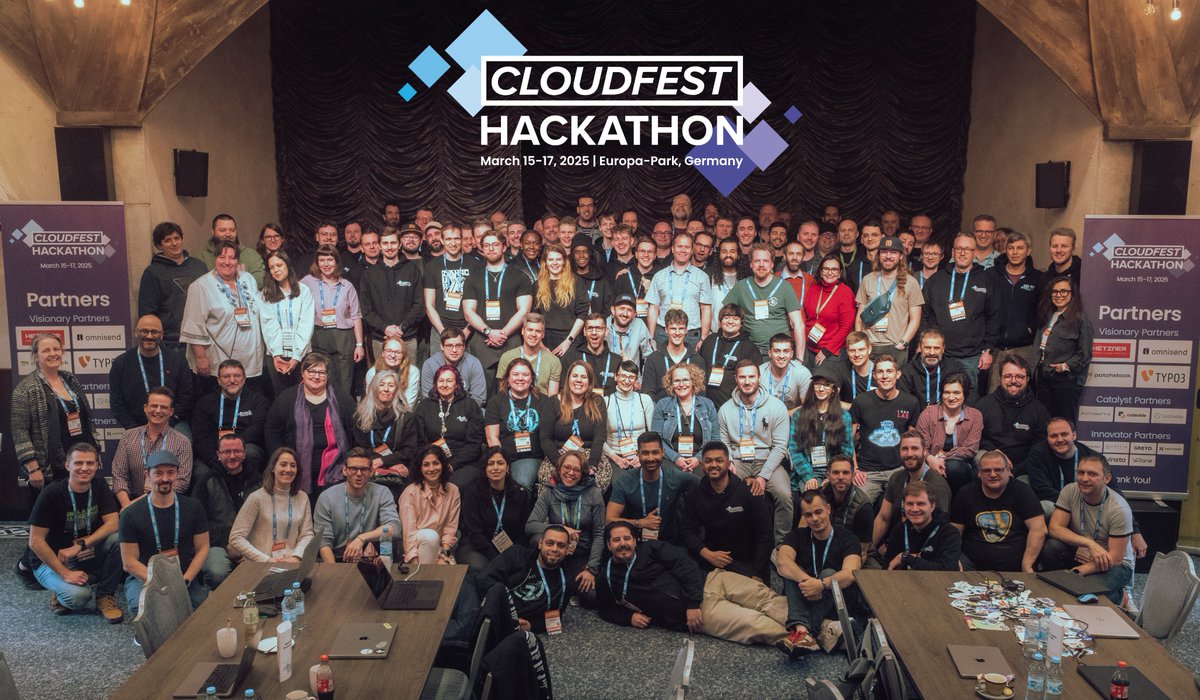 CaroleOlinger's tweet image. Again, this year’s #Cloudfest Hackathon filled my heart with joy and pride.
Watching brilliant minds from all over the world come together with unwavering commitment (yes, zero no-shows!) reminded me why I love this community.
In those three days, I witnessed strangers become…