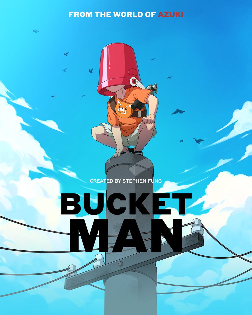 “Ghiblified” but not with AI <a href="/BUCKETMAN_PR/">BUCKET MAN</a>