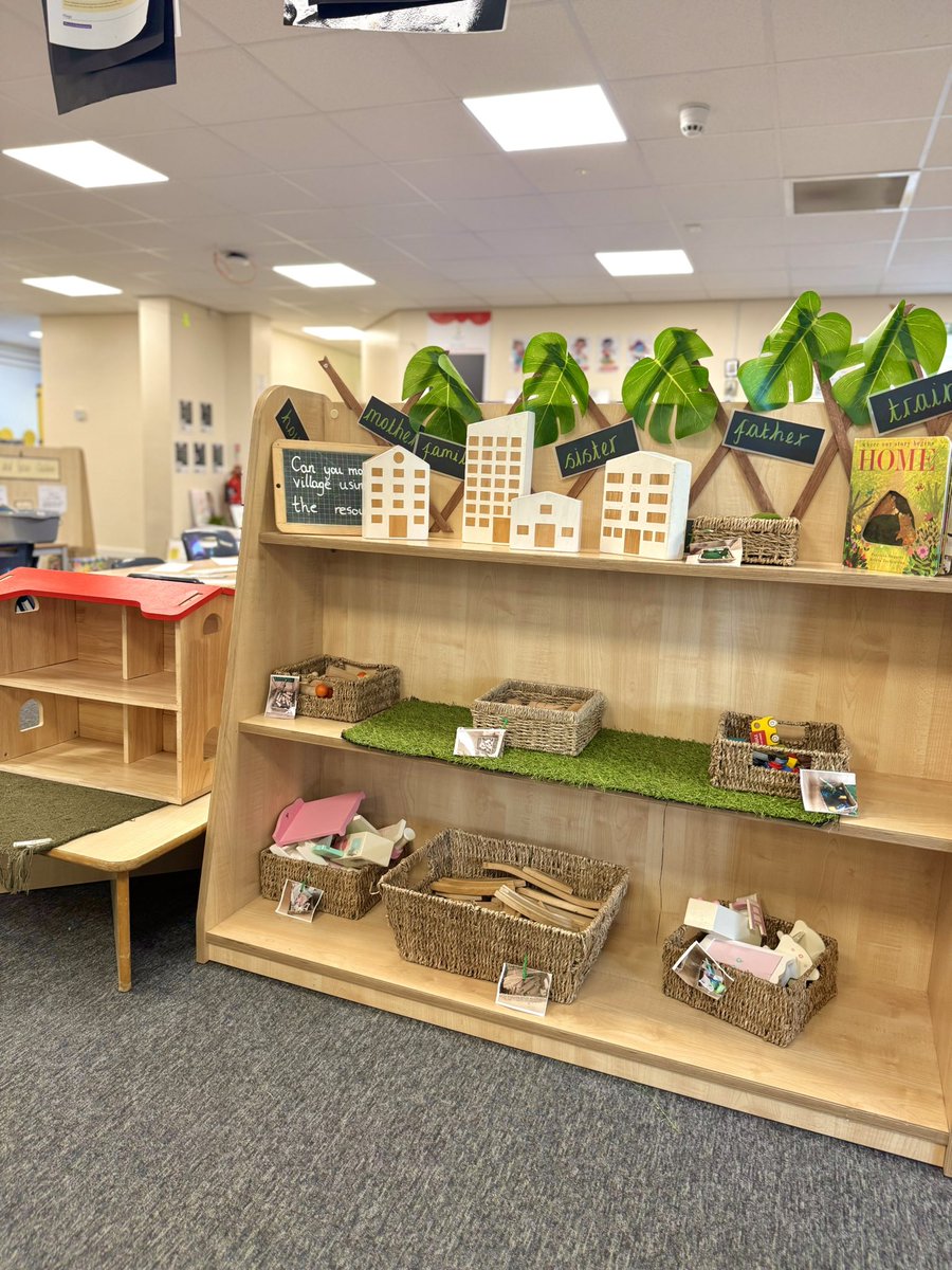 EYFSsdla's tweet image. Our FS2 provision all ready for their ‘Me and My Community’ topic after half term 🏡🗺️🚗 @SDLPrimary @ExceedLP